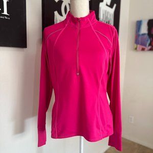 #22 Athleta Salutation Half Zip in Pink